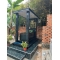 Mẫu Mộ Đá Granite Xanh Nguyên Khối Đẹp – Sang Trọng, Bền Vững Theo Thời Gian 2